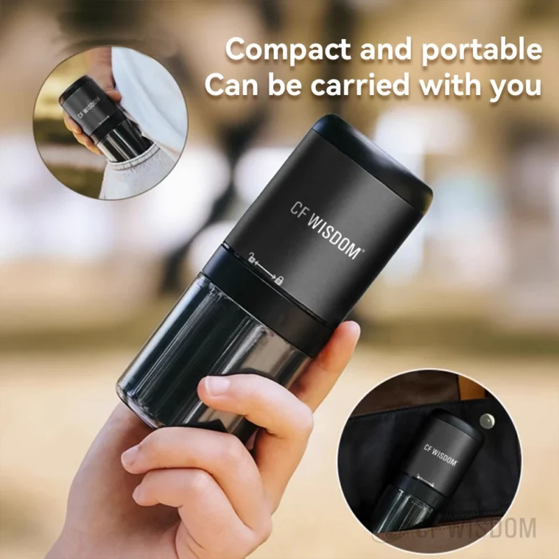 Premium Stainless Steel Electric Coffee Grinder with 5-Star Burrs for Espresso and Pour Over - Image 2