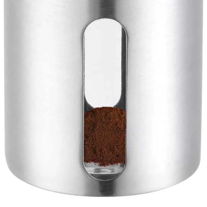 Stainless Steel Conical Burr Manual Coffee Grinder with 15 Settings for Pour Over - Image 5