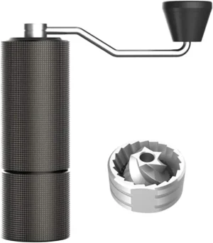 Premium Stainless Steel Conical Burr Manual Coffee Grinder with CNC Precision and 25g Capacity