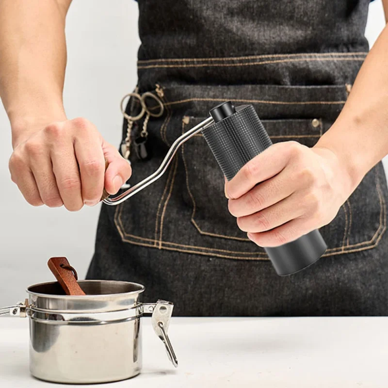 Premium Stainless Steel Manual Coffee Grinder with Precision Burr for Consistent Brew - Image 5
