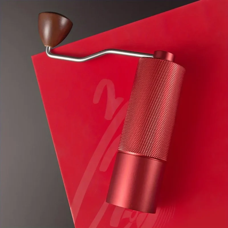 Stainless Steel Burr Manual Coffee Grinder with Digital Adjustment for Precision Brewing - Image 7