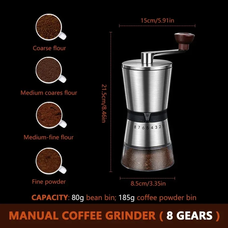 Compact ceramic burr grinder perfect for completing your travel coffee kit