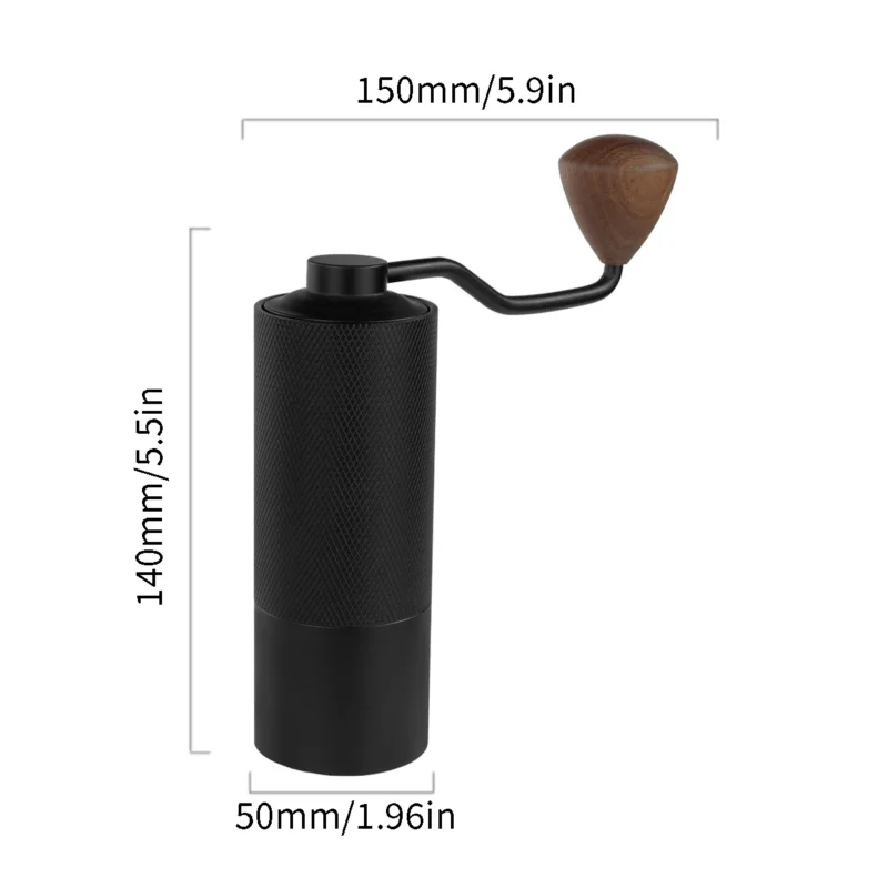 Stainless Steel Conical Burr Manual Coffee Grinder with Adjustable Settings for Pour Over - Image 8