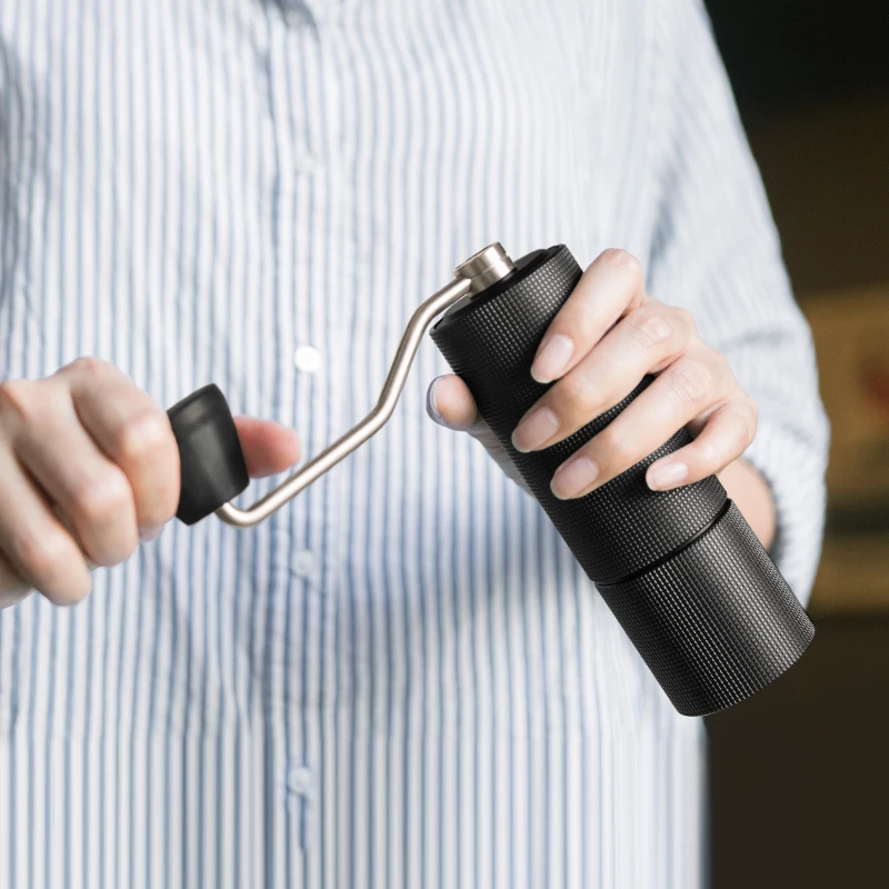 High-precision stainless steel manual grinder for espresso