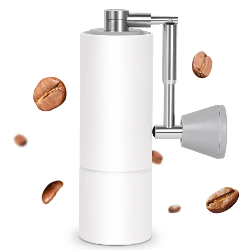 Foldable Stainless Steel Conical Burr Manual Coffee Grinder with Adjustable Settings for Travel - Image 7