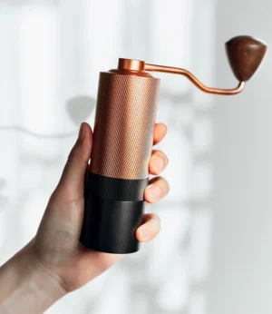 Premium Stainless Steel Manual Coffee Grinder with Adjustable Settings for Pour Over & Espresso