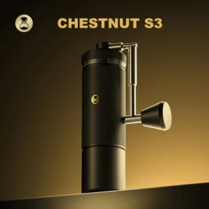 Premium Aluminum Alloy Manual Coffee Grinder with External Adjustment for Espresso
