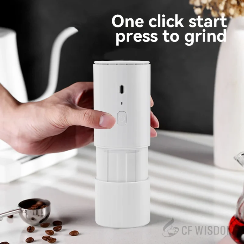 Premium Stainless Steel Electric Burr Coffee Grinder with Precision Settings for Espresso and Drip