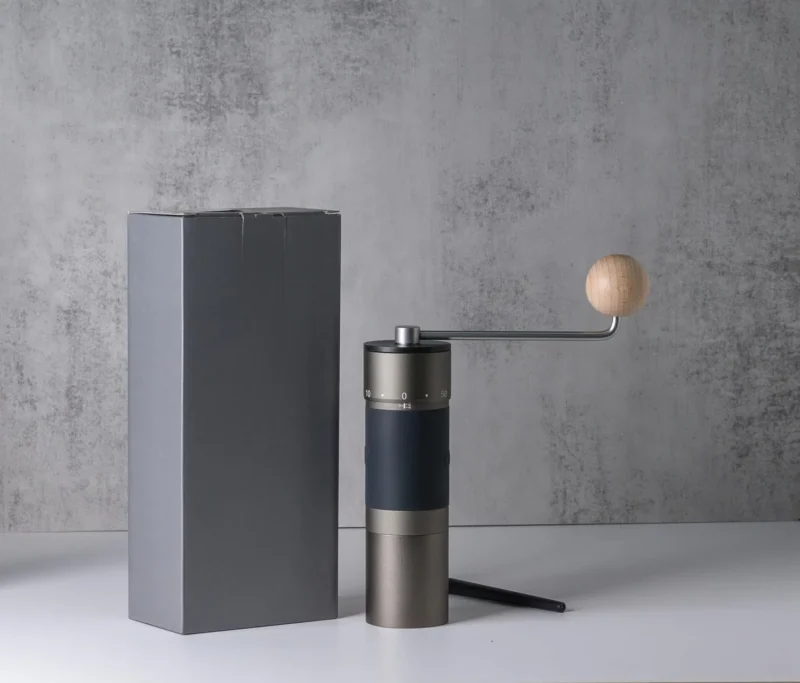 Premium Stainless Steel Burr Manual Coffee Grinder with Adjustable Settings for Multiple Brewing Methods - Image 3