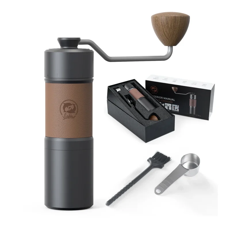 Premium Stainless Steel Manual Coffee Grinder with Adjustable Burr Settings for Pour Over & Espresso - Image 7