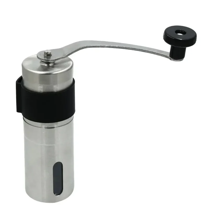 Stainless Steel Burr Manual Coffee Grinder with Adjustable Settings for Home Brewing - Image 5