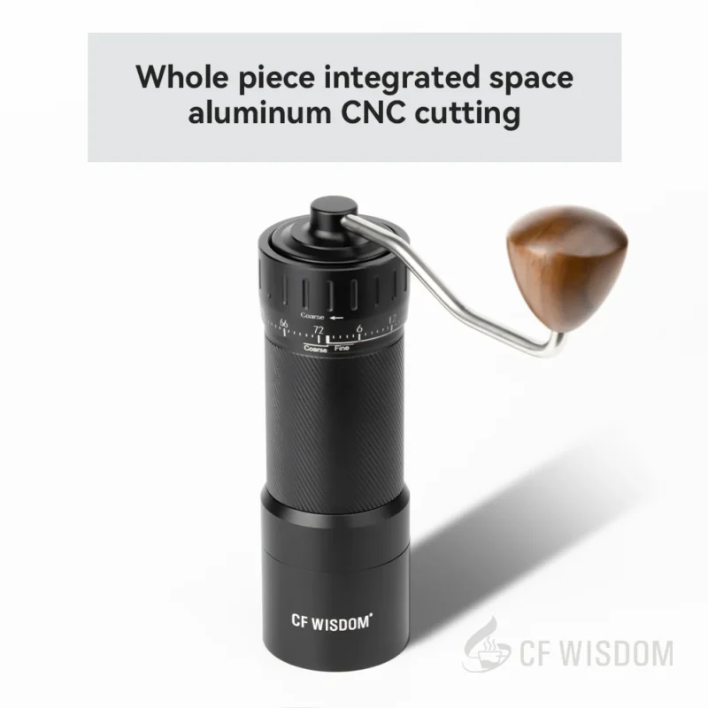 Stainless Steel Conical Burr Manual Coffee Grinder with Adjustable Settings for Pour-Over - Image 2