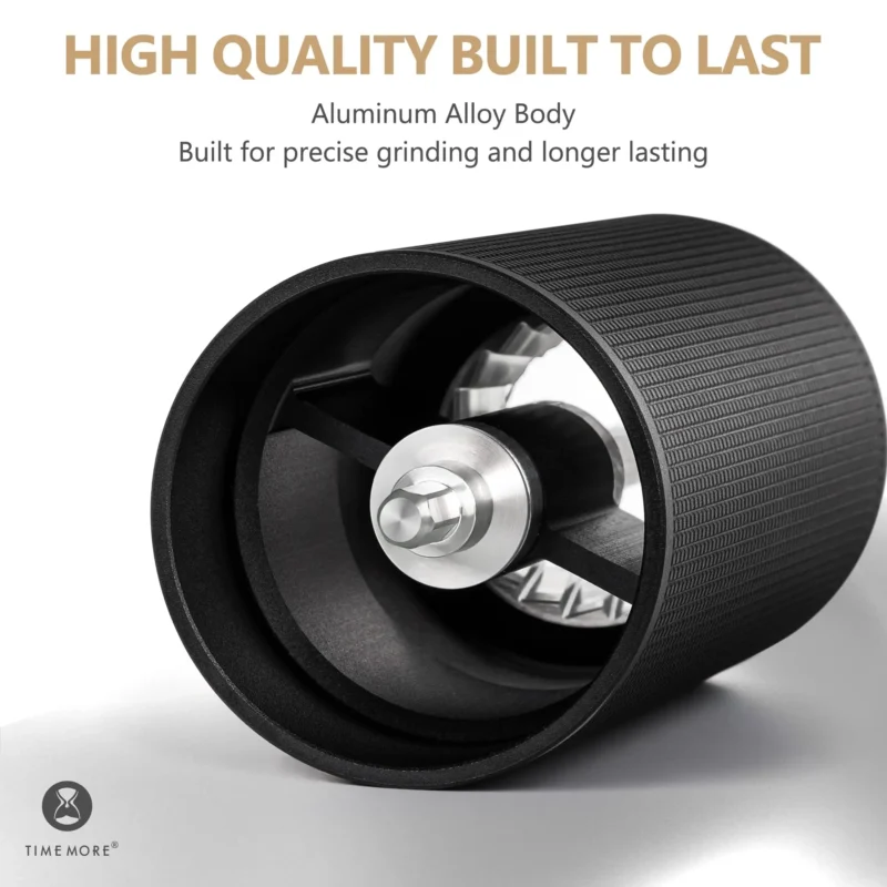 Premium Stainless Steel Manual Coffee Grinder with Foldable Crank for Espresso Brewing - Image 6