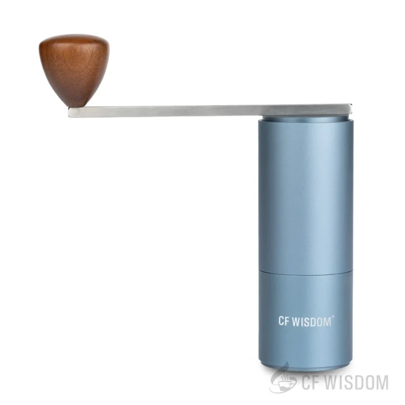 Stainless Steel Burr Manual Coffee Grinder with Adjustable Settings for Thor-Inspired Design - Image 4