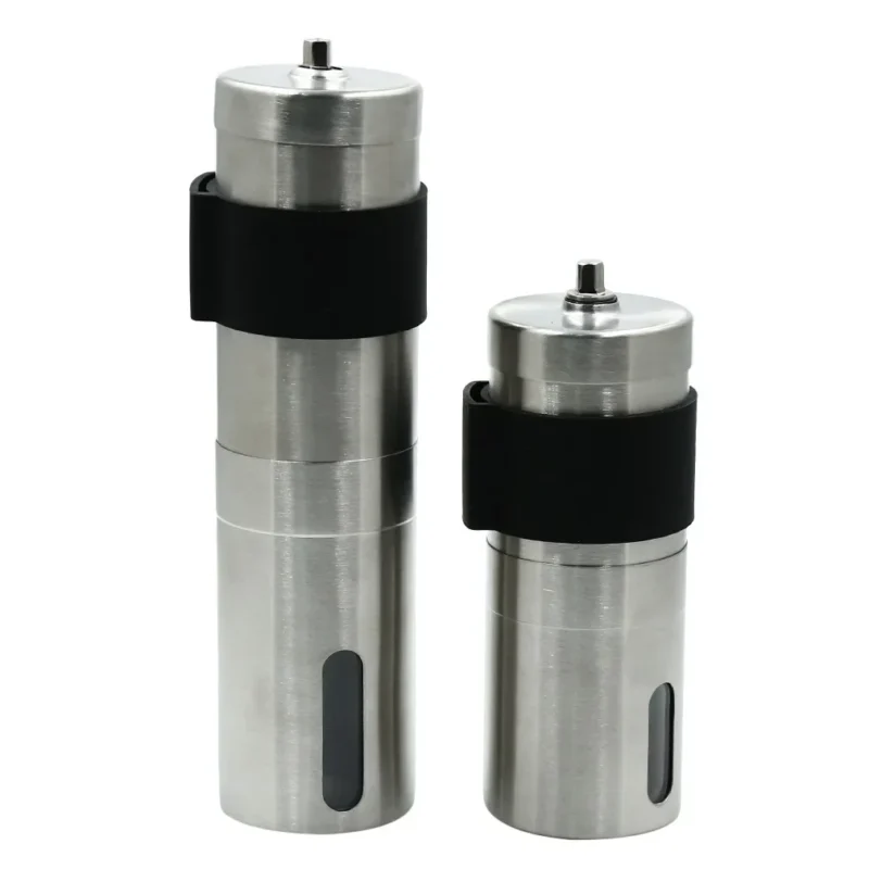 Stainless Steel Burr Manual Coffee Grinder with Adjustable Settings for Home Brewing - Image 4
