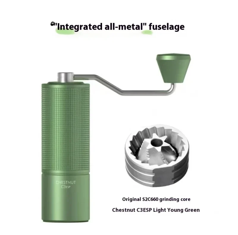 Stainless Steel Burr Manual Coffee Grinder with Adjustable Settings for Precision Brewing - Image 8