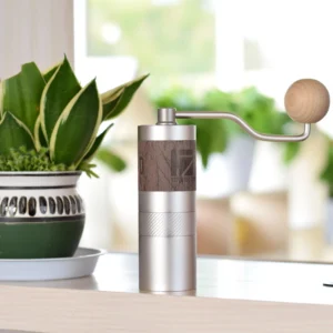 Premium Stainless Steel Burr Manual Coffee Grinder with Easy Disassembly for Travel