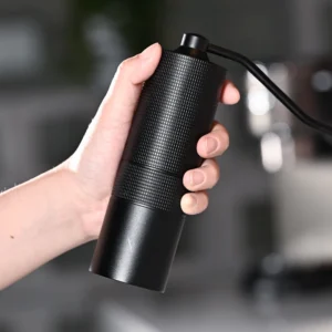 Premium Stainless Steel Burr Manual Coffee Grinder with Diamond Adjustable Settings for Pour-Over & Moka