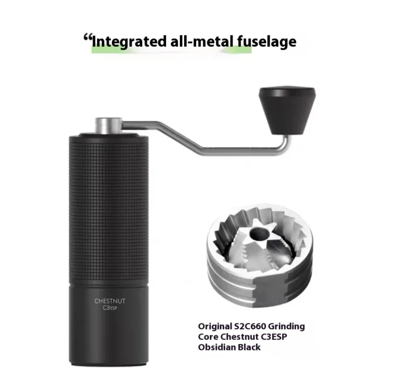 Stainless Steel Burr Manual Coffee Grinder with Adjustable Settings for Precision Brewing - Image 7