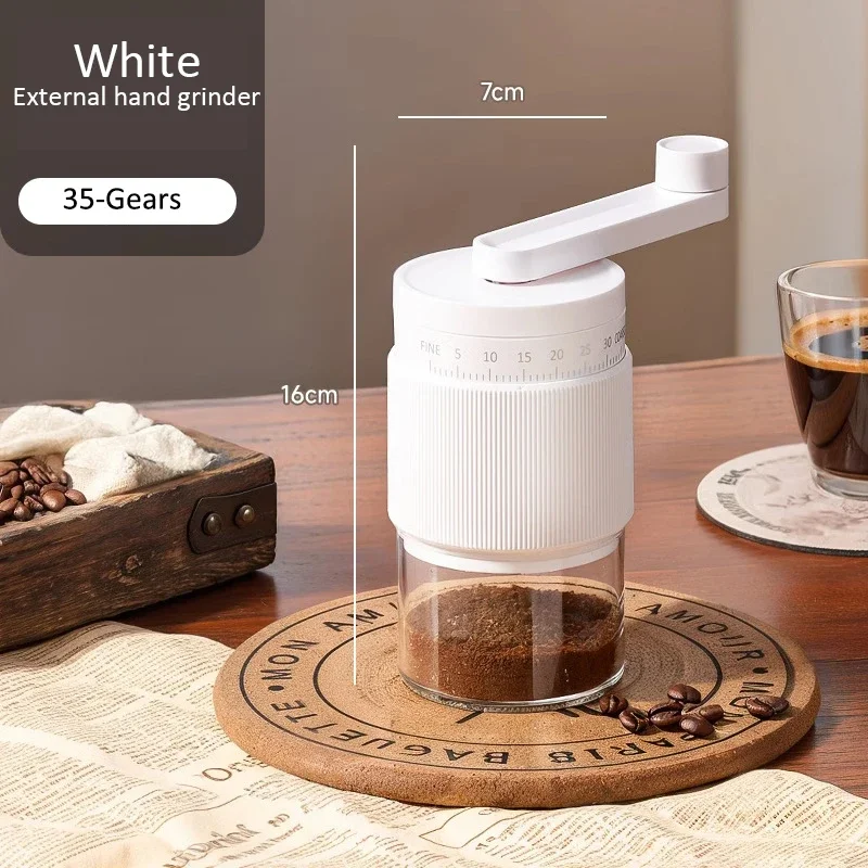 Precision burr grinding mechanism for consistent coffee particles
