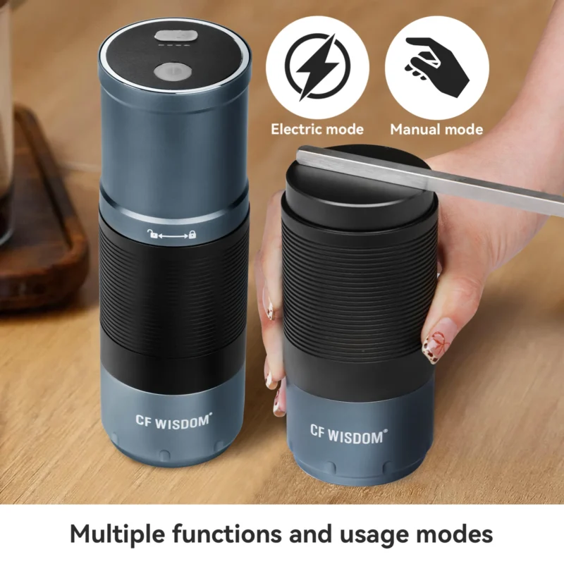 Premium Stainless Steel Manual Coffee Grinder with Portable Design for Camping and Espresso - Image 4