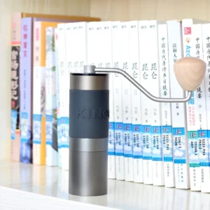 Premium Stainless Steel Burr Manual Coffee Grinder with Adjustable Settings for Home Brewing