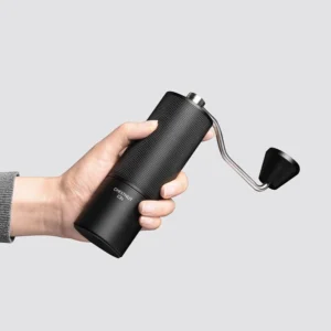 Premium All-Metal Stainless Steel Manual Coffee Grinder with Adjustable Settings for Pour Over