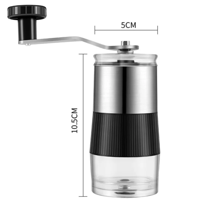 Portable Ceramic Burr Manual Coffee Grinder with Removable Core for Travel - Image 7