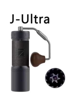 Premium Stainless Steel Burr Manual Coffee Grinder with 48mm Precision Burrs for Pour-Over