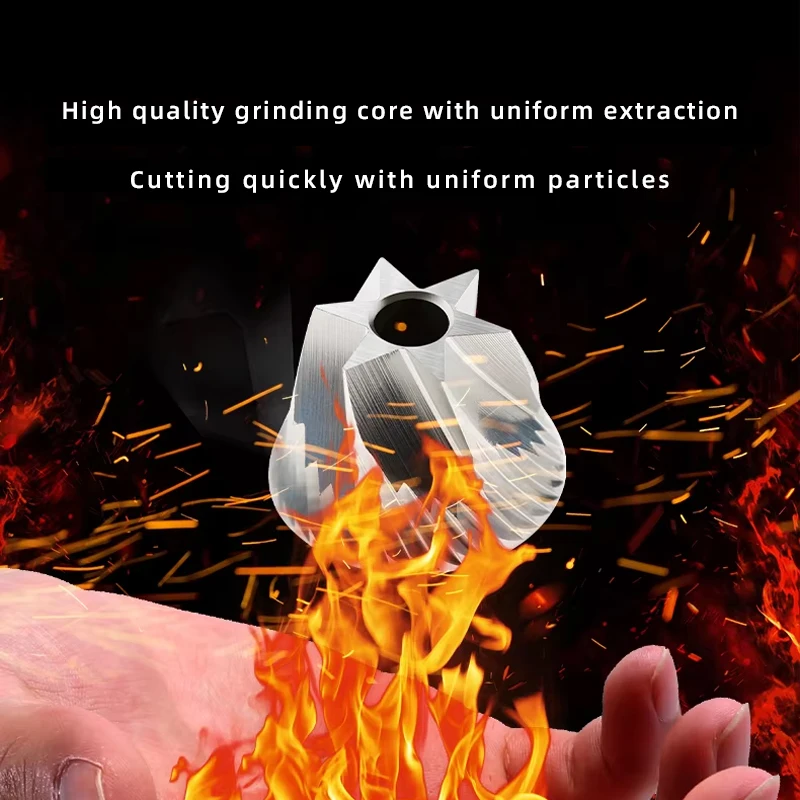 Versatile flat burr grinder compatible with multiple brewing methods