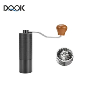 Premium Stainless Steel Manual Coffee Grinder with Precision Burr for Consistent Brew